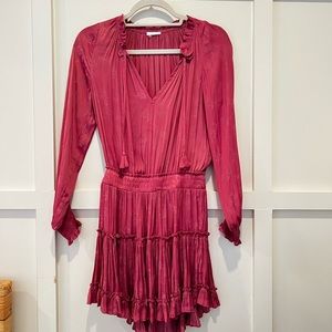 Purple silk-like dress!